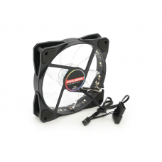 Кулер корпусной 12025 DC sleeve fan 4pin - 120*120*25мм, 12V, 1100об / мин, 15LED, RGB