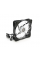 Кулер корпусной 12025 DC sleeve fan 4pin - 120*120*25мм, 12V, 1100об / мин, 15LED, RGB