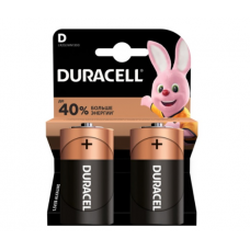 Батарейка щелочная DURACELL D / LR20 / MN1300 KPN, 2шт в блистере, цена за блистер
