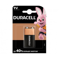 Батарейка лужна DURACELL 9V / MN1604, 1шт у блістері, ціна за блістер