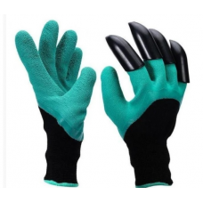Гумові рукавички з кігтями для саду та городу Garden Genie Gloves