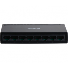 Комутатор Dahua DH-PFS3008-8GT-L 8 портів Ethernet 10 / 100 Мбіт / 1000 Мбіт / сек, BOX
