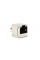 Сетевой разъем RJ45 с интерфейсом 8P8C, вертикальный, с индикацией, под пайку, Silver