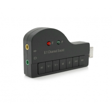 Контроллер USB-sound card (8.1) 3D sound (Windows 7 ready), Blister