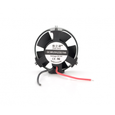 Кулер корпусний JLN3010, 30x30x10mm, 9V / 0.08A / 0.7W, 2-pin, під пайку, Black, OEM.