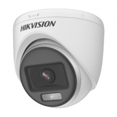 2Мп TVI / AHD / CVI / CVBS камера ColorVu c видимой подсветкой DS-2CE70DF0T-PF (2.8mm)