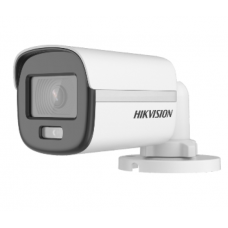 2Мп TVI / AHD / CVI / CVBS камера ColorVu c видимой подсветкой DS-2CE10DF0T-PF (2.8mm)