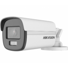 2Мп TVI / AHD / CVI / CVBS камера ColorVu c видимой подсветкой DS-2CE12DF0T-F (2.8mm)