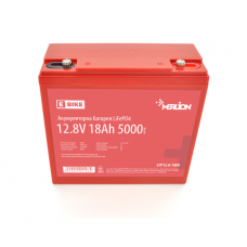 Литий-железо-фосфатный аккумулятор Merlion LiFePO4 12.8V 18AH (4S3P / BMS-20A),(181x77x167), 2,2kg для электротранспорта, 5000 циклов
