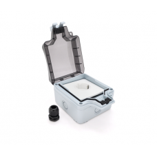 Водонепроникна настінна зовнішня розетка, 16A / 250V, IP66