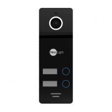 Панель на 2 абонента Full HD CVBS c кутом огляду 110 °, без кутового кронштейна Neolight MEGA / 2 FHD Black