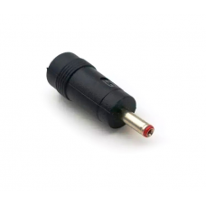 Перехідник DC 5.5x2.1mm (мама) - 3.5х1.35mm (тато) Red