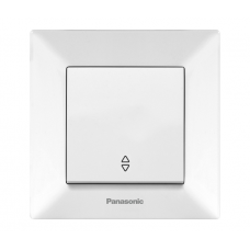 Выключатель Panasonic Arkedia Slim одноклавишный проходной, белый