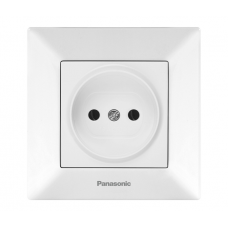 Розетка Panasonic Arkedia Slim, быстрый монтаж, белая