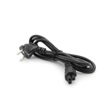 Кабель питания Schuko PC-186 CEE7 / 7-IEC C5, 1.8M, 0.75mm, для ноутбука, OEM