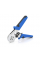 Кримпер CINLINELE HCS8 10S для обжима кабельного наконечника, 0.08-10mm2, Blue