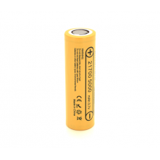 Аккумулятор 21700 Li-Ion LiitoKala Lii-50E, 5000mah (4700-5100mah, 15A, 3.7V (2.5-4.2V), Yellow, PVC BOX