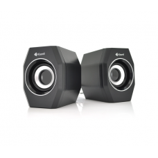 Колонки 2.0 Kisonli A-101S для ПК и ноутбука, USB + 3.5mm, 2x3.5W, 20Hz- 20KHz, Black, BOX