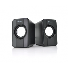 Колонки 2.0 Kisonli S-444 для ПК и ноутбука, USB + 3.5mm, 2x3W, 20Hz- 20KHz, Black, BOX