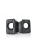 Колонки 2.0 Kisonli S-444 для ПК и ноутбука, USB + 3.5mm, 2x3W, 20Hz- 20KHz, Black, BOX
