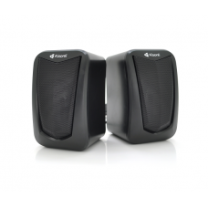 Колонки 2.0 Kisonli KS-06, для ПК и ноутбука, USB + 3.5mm, 2x3W, 20Hz- 20KHz, Black, BOX