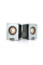 Колонки 2.0 Kisonli K200, для ПК и ноутбука, USB + 3.5mm, 2x3W, 20Hz- 20KHz, Silver, BOX