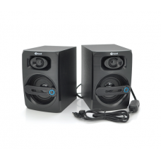 Колонки 2.0 Kisonli T-010 для ПК и ноутбука, USB + 3.5mm, 2x3W, 20Hz- 20KHz, Black, BOX