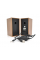 Колонки 2.0 Kisonli T-002A для ПК и ноутбука, USB + 3.5mm, 2x3W, 20Hz- 20KHz, Brown, BOX
