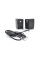 Колонки 2.0 Kisonli L-9090 для ПК и ноутбука, USB + 3.5mm, 2x3W, 20Hz- 20KHz, со встроенным усилителем, Black, BOX