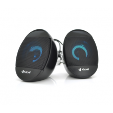 Колонки 2.0 Kisonli L-7070 для ПК и ноутбука, USB + 3.5mm, 2x3W, 20Hz- 20KHz, Black, BOX
