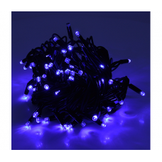 Гирлянды 100LED (ДИОД) Blue, 10 метров, черная изоляция (уличная), BOX