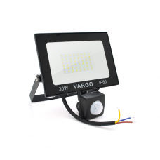 Прожектор LED c датчиком движения Vg-30W, IP65, 6500K, 2700Лм. Box