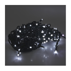 Гирлянда БАХРОМА 120 LED White, черная изоляция, уличная, 5х0,7м, BOX