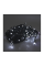 Гірлянда бахромою 120 LED White, чорна ізоляція, вулична, 5х0,7м, BOX