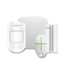 Комплект беспроводной сигнализации Ajax StarterKit 2 white ( Hub 2 / MotionProtect / DoorProtect / SpaceControl )