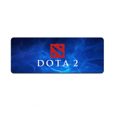 Коврик 300*700 тканевой DOTA2, толщина 2 мм, цвет Blue-Red, OEM