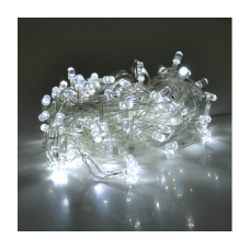 Гирлянды 120LED (Штора-Конус) White, 8 режимов, 3х0,3 метра, прозрачная изоляция, BOX