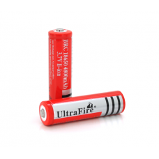 Аккумулятор Li-ion UltraFire18650 4800mAh 3.7V, Red, 2 шт в упаковке, цена за 1 шт