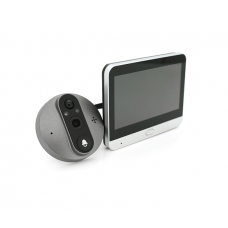 WiFi видео глазок YOSO EYE1MPM43 с дисплеем, памятью и звонком на батареях (удаленный просмотр APP Tuya smart)