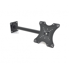 Кронштейн на стелю для TV PiPo PP-DS076-3, 14"-40", до 35кг, поворотний 360°, кут нахилу ±15°, Black, Box