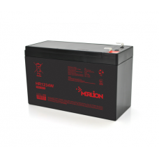 Аккумуляторная батарея MERLION HR1234W, 12V 9,5Ah ( 151 х 65 х 94 (100) ), 2.53 kg Black