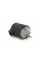 Вилка с заземлением угловая, 16A 250V, A105B, Black