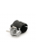 Вилка с заземлением угловая, 16A 250V, A105B, Black