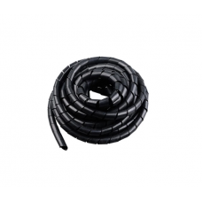 Спіральний кабельний організатор, діаметр 14mm, довжина 6m, Black