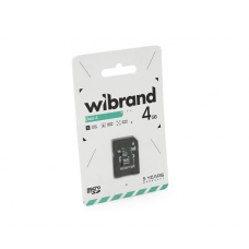 Карта пам'яті Wibrand microSDHC Class 4, 4GB