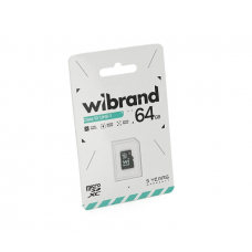 Карта памяти Wibrand microSDHC Class 10 UHS-I, 64GB