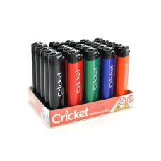 Зажигалка Cricket, упаковка 25шт, цена за упаковку, Mix color