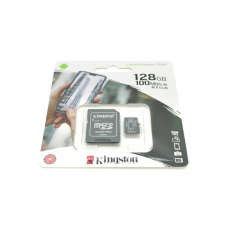 Карта пам'яті Kingston Canvas microSDHC Class 10 UHS-I, 128GB