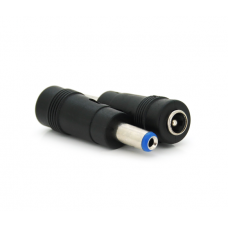 Перехідник DC 5.5x2.1mm (мама) - 5.5х2.1mm (тато) Blue
