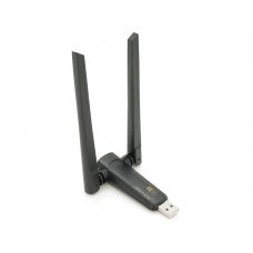 Беспроводной сетевой адаптер Wi-Fi-USB Merlion LV-UAC21, RTL8811CU, с 2-мя антеннами 10см, 802.11 a / b / g / n, 600MB, 2.4 GHz, Blister